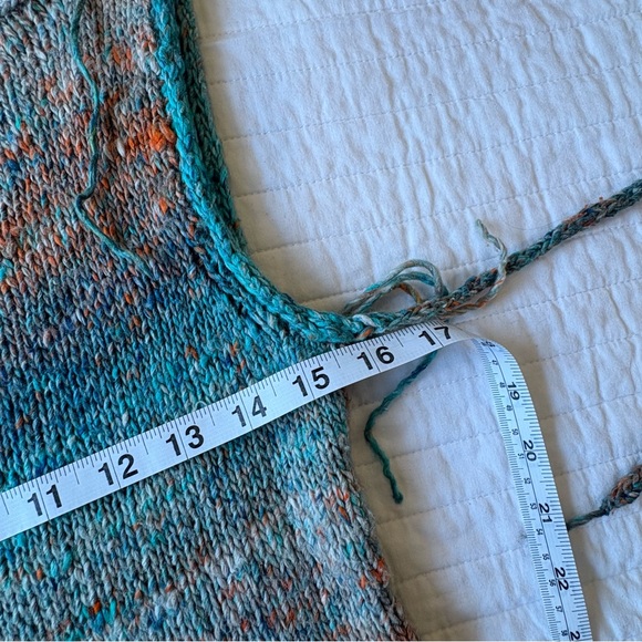 Hand Knit Sleeveless Tank Top - Picture 7 of 7